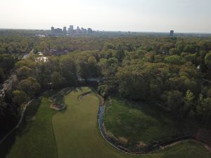 St Louis CC 8th Green Aerial